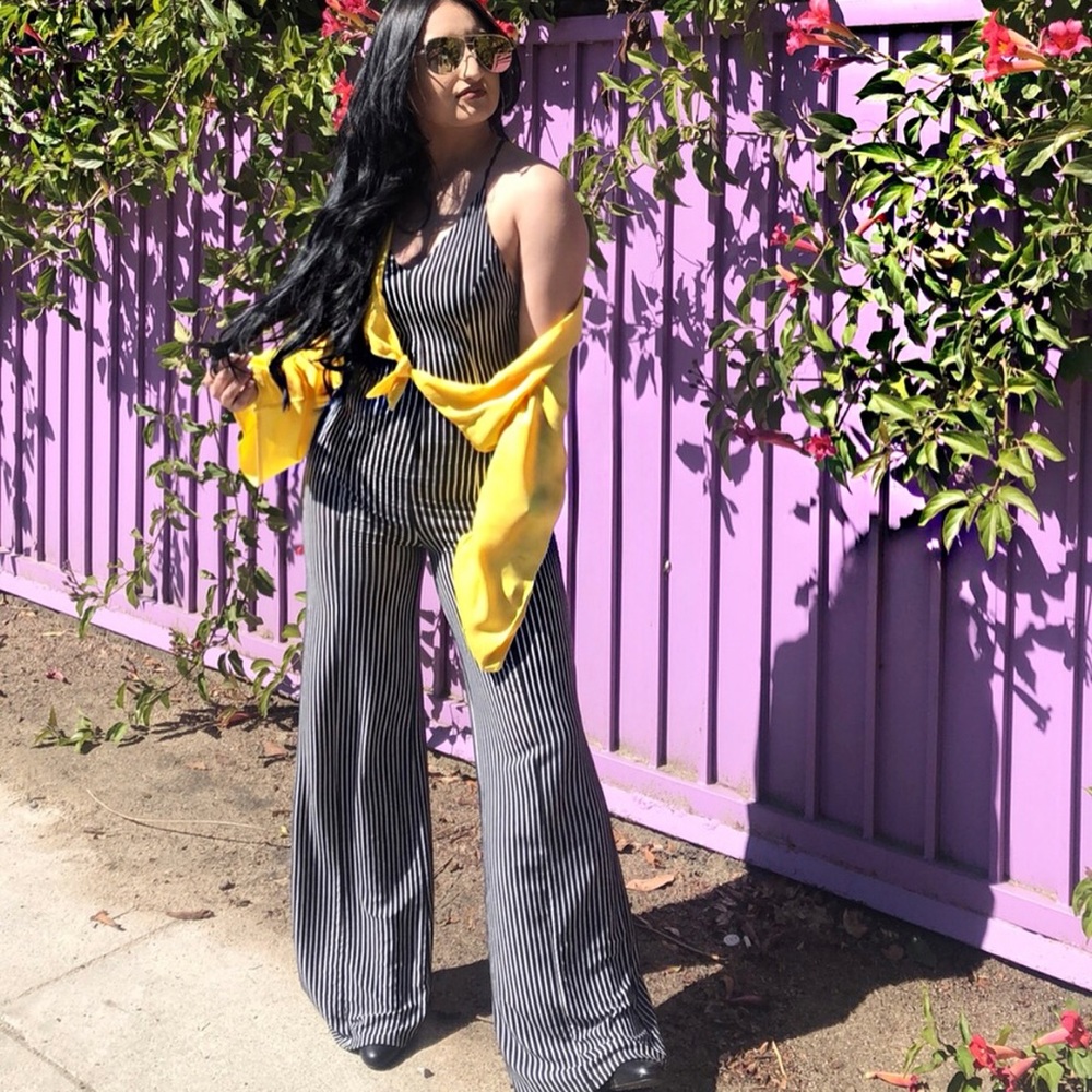 Striped Jumsuit